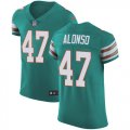 Wholesale Cheap Nike Dolphins #47 Kiko Alonso Aqua Green Alternate Men's Stitched NFL Vapor Untouchable Elite Jersey