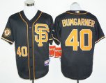 Wholesale Cheap Giants #40 Madison Bumgarner Black 2016 Cool Base Stitched MLB Jersey