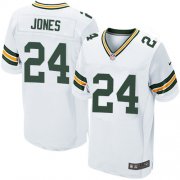 Wholesale Cheap Nike Packers #24 Josh Jones White Men's Stitched NFL Elite Jersey