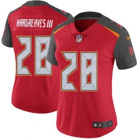 Wholesale Cheap Nike Buccaneers #28 Vernon Hargreaves III Red Team Color Women\'s Stitched NFL Vapor Untouchable Limited Jersey