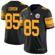 Wholesale Cheap Men's Pittsburgh Steelers #85 Eric Ebron Color Rush Jersey - Black Limited