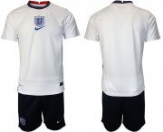 Wholesale Cheap Men 2020-2021 European Cup England home white blank Nike Soccer Jersey