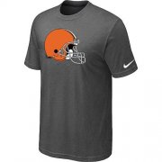 Wholesale Cheap Cleveland Browns Sideline Legend Authentic Logo Dri-FIT Nike NFL T-Shirt Crow Grey