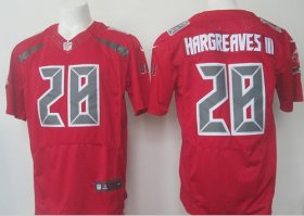 Wholesale Cheap Nike Buccaneers #28 Vernon Hargreaves III Red Men\'s Stitched NFL Elite Rush Jersey
