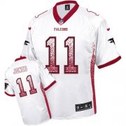 Wholesale Cheap Nike Falcons #11 Julio Jones White Youth Stitched NFL Elite Drift Fashion Jersey