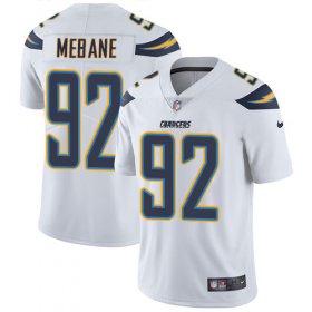 Wholesale Cheap Nike Chargers #92 Brandon Mebane White Men\'s Stitched NFL Vapor Untouchable Limited Jersey