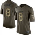 Wholesale Cheap Nike Vikings #8 Kirk Cousins Green Men's Stitched NFL Limited 2015 Salute to Service Jersey