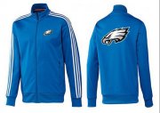 Wholesale Cheap NFL Philadelphia Eagles Team Logo Jacket Blue_1