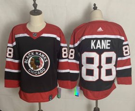 Wholesale Cheap Men\'s Chicago Blackhawks #88 Patrick Kane Black 2021 Retro Stitched NHL Jersey