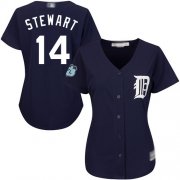 Wholesale Cheap Tigers #14 Christin Stewart Navy Blue Alternate Women's Stitched MLB Jersey