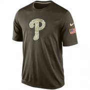 Wholesale Cheap Men's Philadelphia Phillies Salute To Service Nike Dri-FIT T-Shirt