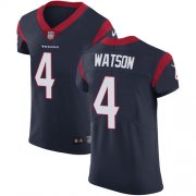 Wholesale Cheap Nike Texans #4 Deshaun Watson Navy Blue Team Color Men's Stitched NFL Vapor Untouchable Elite Jersey