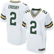 Wholesale Cheap Nike Packers #2 Mason Crosby White Men's Stitched NFL Elite Jersey