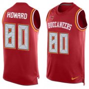 Wholesale Cheap Nike Buccaneers #80 O. J. Howard Red Team Color Men's Stitched NFL Limited Tank Top Jersey