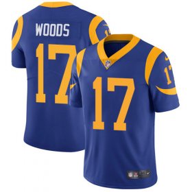 Wholesale Cheap Nike Rams #17 Robert Woods Royal Blue Alternate Men\'s Stitched NFL Vapor Untouchable Limited Jersey