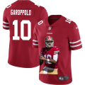 Cheap San Francisco 49ers #10 Jimmy Garoppolo Nike Team Hero Vapor Limited NFL Jersey Red