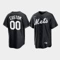 Wholesale Cheap Men's New York Mets ACTIVE PLAYER Custom Black Cool Base Stitched Baseball Jersey