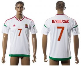 Wholesale Cheap Hungary #7 Dzsudzsak Away Soccer Country Jersey