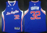 Wholesale Cheap Los Angeles Clippers #32 Blake Griffin Revolution 30 Swingman 2014 New Blue Jersey
