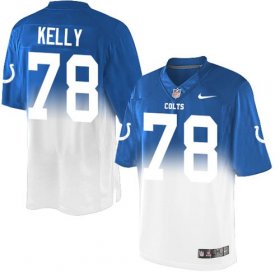 Wholesale Cheap Nike Colts #78 Ryan Kelly Royal Blue/White Men\'s Stitched NFL Elite Fadeaway Fashion Jersey