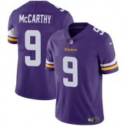 Cheap Men's Minnesota Vikings #9 J.J. McCarthy Purple 2024 Draft Vapor Untouchable Limited Football Stitched Jersey
