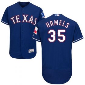 Wholesale Cheap Rangers #35 Cole Hamels Blue Flexbase Authentic Collection Stitched MLB Jersey