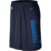 Wholesale Cheap Los Angeles Chargers Nike Sideline Player Knit Performance Shorts Navy