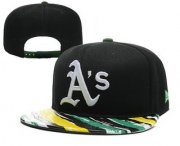 Wholesale Cheap MLB Oakland Athletics Snapback Ajustable Cap Hat 4