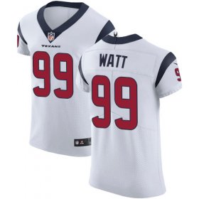 Wholesale Cheap Nike Texans #99 J.J. Watt White Men\'s Stitched NFL Vapor Untouchable Elite Jersey