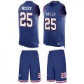 Wholesale Cheap Nike Bills #25 LeSean McCoy Royal Blue Team Color Men's Stitched NFL Limited Tank Top Suit Jersey