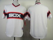 Wholesale Cheap White Sox Blank White Alternate Home Cool Base Stitched MLB Jersey