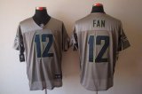 Wholesale Cheap Nike Seahawks #12 Fan Grey Shadow Men's Stitched NFL Elite Jersey