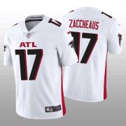 Wholesale Cheap Men's Atlanta Falcons #17 Olamide Zaccheaus White Vapor Untouchable Stitched Football Jersey