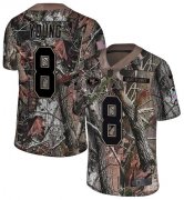 Wholesale Cheap Nike 49ers #8 Steve Young Camo Youth Stitched NFL Limited Rush Realtree Jersey