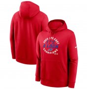 Cheap Men's Buffalo Bills Red 2023 AFC East Division Champions Locker Room Trophy Collection Club Pullover Hoodie
