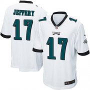 Wholesale Cheap Nike Eagles #17 Alshon Jeffery White Youth Stitched NFL New Elite Jersey