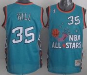 Wholesale Cheap NBA 1996 All-Star #35 Grant Hill Green Swingman Throwback Jersey