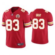 Wholesale Cheap Men's Kansas City Chiefs #83 Noah Gray Red Limited Stitched NFL Jersey