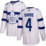Wholesale Cheap Adidas Maple Leafs #4 Tyson Barrie White Authentic 2018 Stadium Series Stitched NHL Jersey