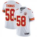 Wholesale Cheap Nike Chiefs #58 Derrick Thomas White Men's Stitched NFL Vapor Untouchable Limited Jersey