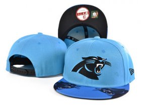 Wholesale Cheap Panthers Team Logo Blue Adjustable Hat SF