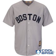 Wholesale Cheap Boston Red Sox Majestic Cooperstown Cool Base Team Jersey Gray