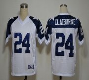 Wholesale Cheap Cowboys #24 Morris Claiborne White Thanksgiving Stitched NFL Jersey