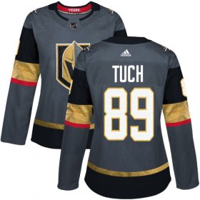 Wholesale Cheap Adidas Golden Knights #89 Alex Tuch Grey Home Authentic Women\'s Stitched NHL Jersey