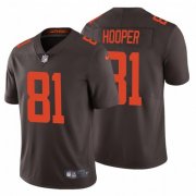 Wholesale Cheap Men's Cleveland Browns #81 Austin Hooper 2020 NFL Stitched Alternate Vapor Limited Brown Nike Jersey
