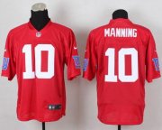 Wholesale Cheap Nike Giants #10 Eli Manning Red Men's Stitched NFL Elite QB Practice Jersey