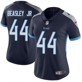 Wholesale Cheap Nike Titans #44 Vic Beasley Jr Navy Blue Team Color Women\'s Stitched NFL Vapor Untouchable Limited Jersey
