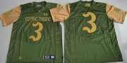 Wholesale Cheap Men's Notre Dame Fighting Irish #3 Joe Montana Green Stitched College Football 2016 Shamrock Series Under Armour NCAA Jersey