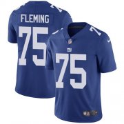 Wholesale Cheap Nike Giants #75 Cameron Fleming Royal Blue Team Color Men's Stitched NFL Vapor Untouchable Limited Jersey