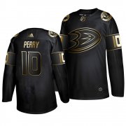 Wholesale Cheap Adidas Ducks #10 Corey Perry Men's 2019 Black Golden Edition Authentic Stitched NHL Jersey